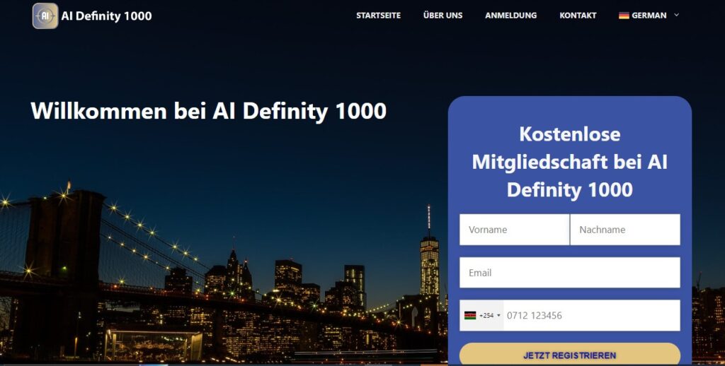 AI Definity 100 Homepage AI Definity 100 Homepage